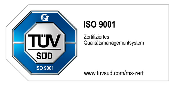 TÜV ISO 9001 Zertifikat